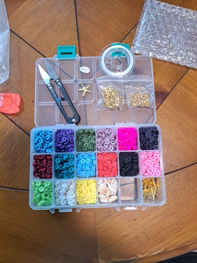 Jewelry Making Kit. starfish, shells 6mm