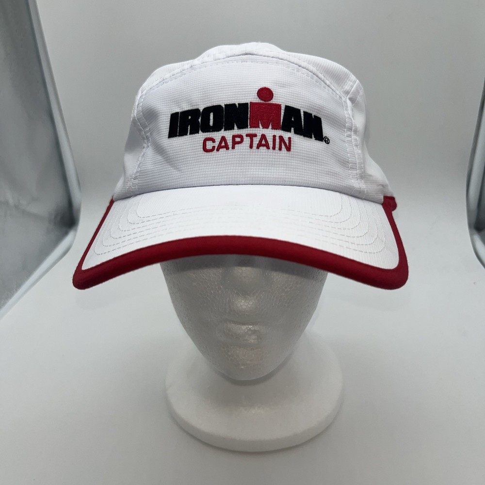 Ironman Captain Performance White Hat Polyester NWOT
