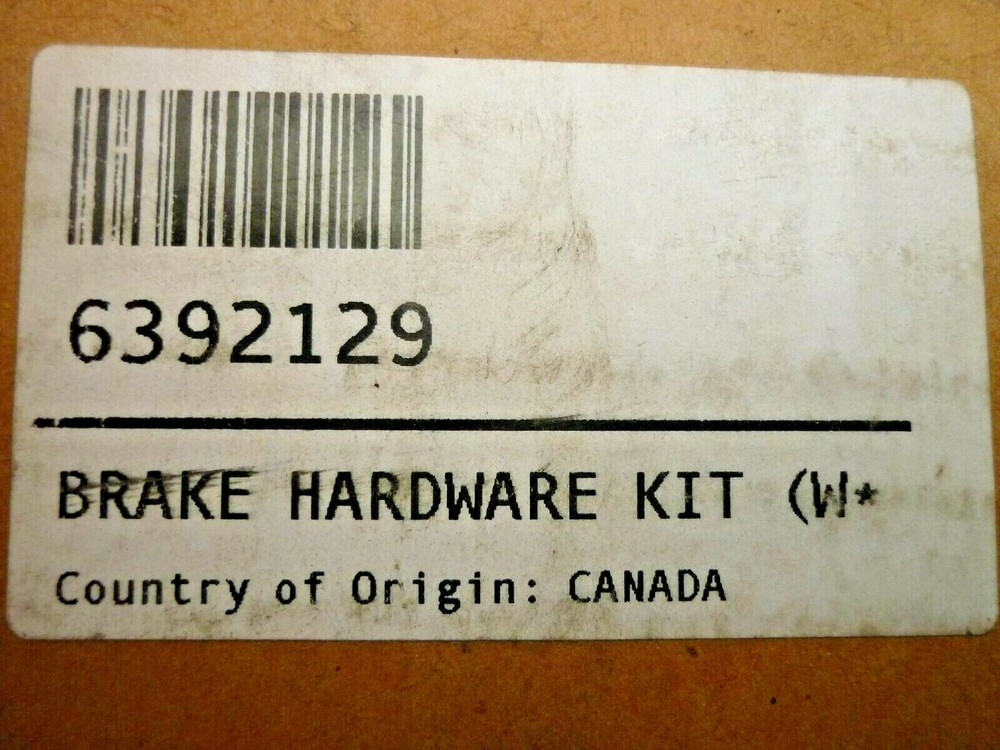 New Flyer Brake Hardware Kit P/N 6392129