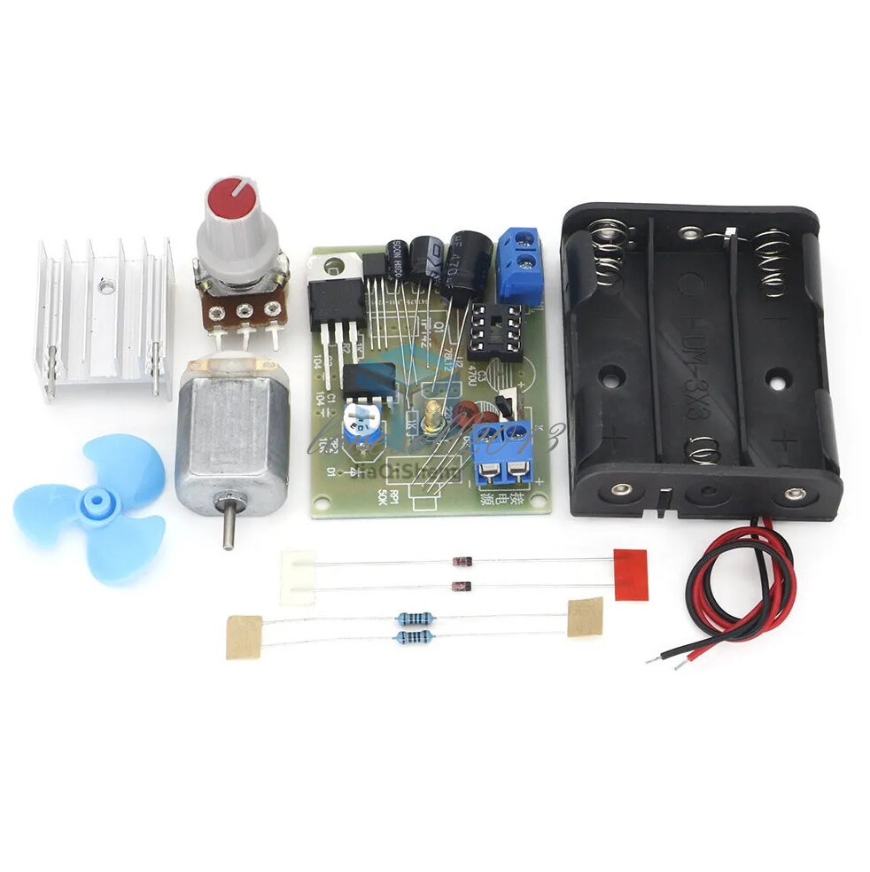 NE555 Motor Speed Regulator Teaching Electronic Technology Assembly Training Kit
