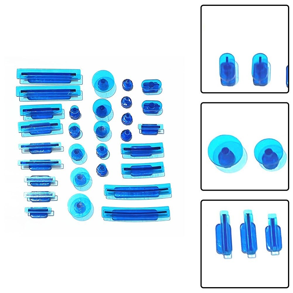12pcs Car Body Glue Pull Tabs Paintless Dent Removal Tools Bottle Tabs Set