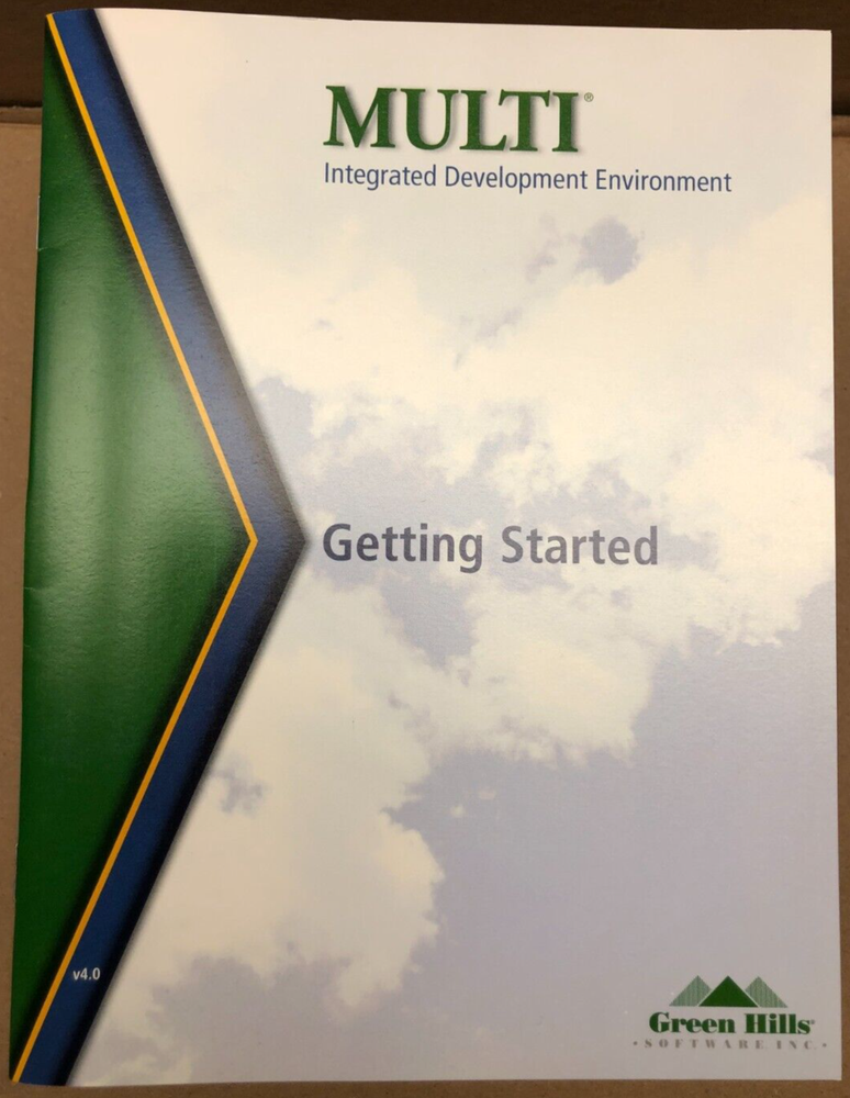 MULTI INTEGRATED DEVELOPMENT ENVIRONMENT V800 GREEN HILLS / (BRAND NEW)