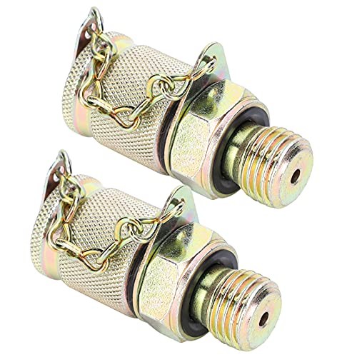 2Pcs Hydraulic Pressure Test Coupling Kit, High Pressure Hose Fitting