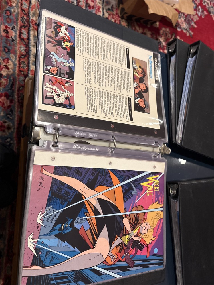 Comic Book Bio Binders