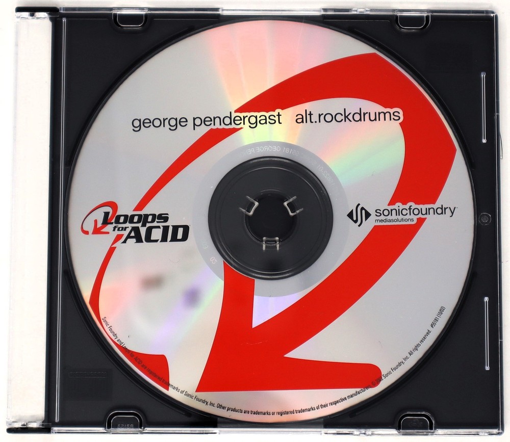 Sonic Foundry Alt.Rockdrums Loops For Acid Sample/Sound Library/Sampling CD