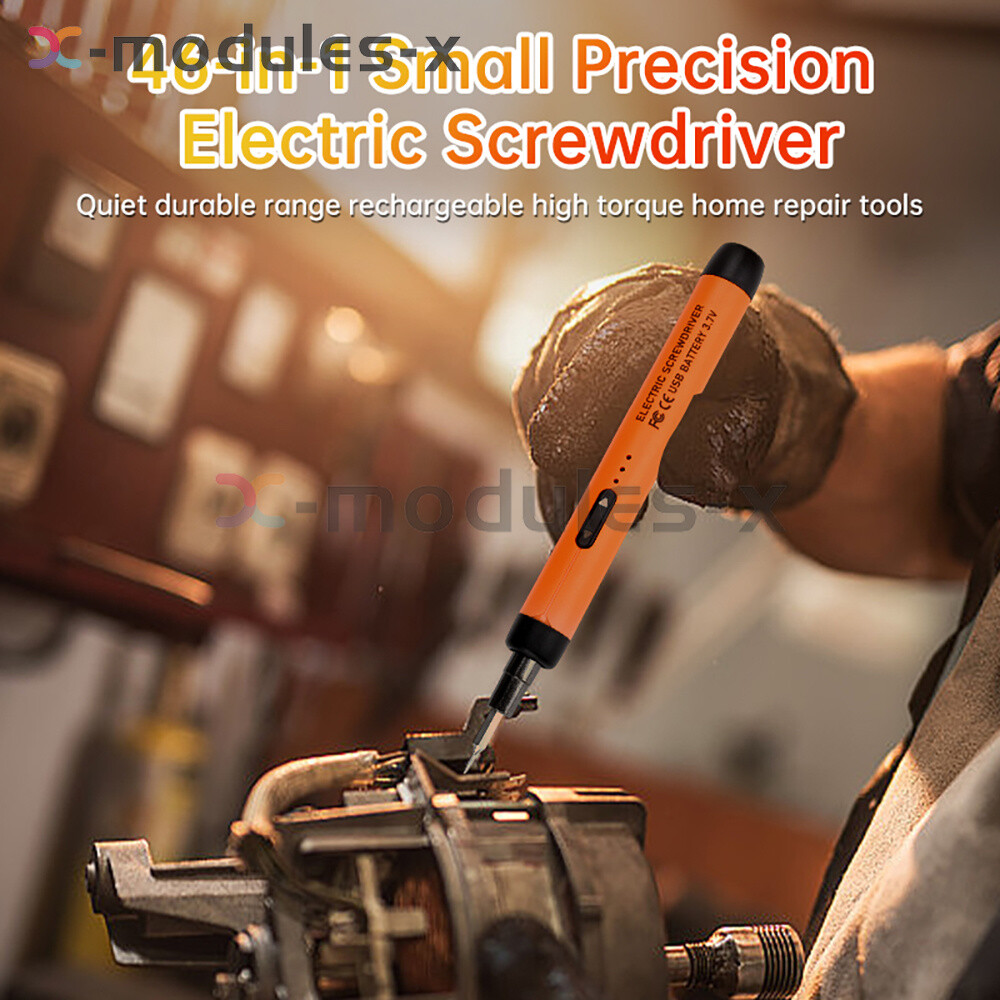 46in1 Precision Electric Screwdriver Set Rechargeable Cordless Screwdriver U