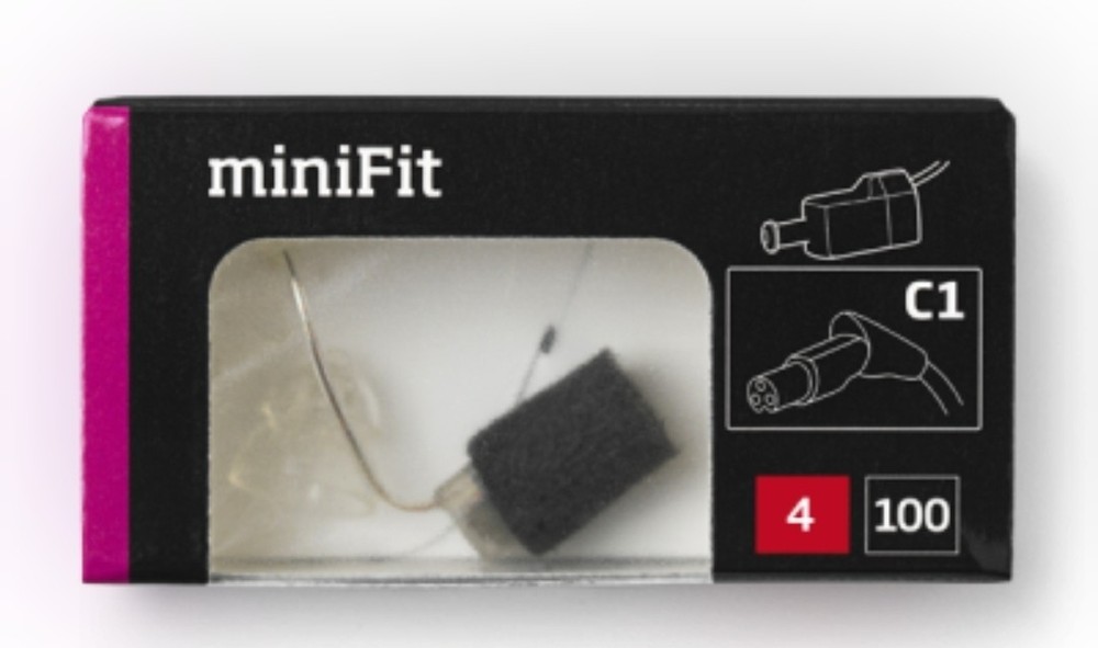 HEARING AID SPEAKER UNIT (Oticon) ~ MINIFIT ~ 100 db ~ Size 4 ~ RIGHT Side