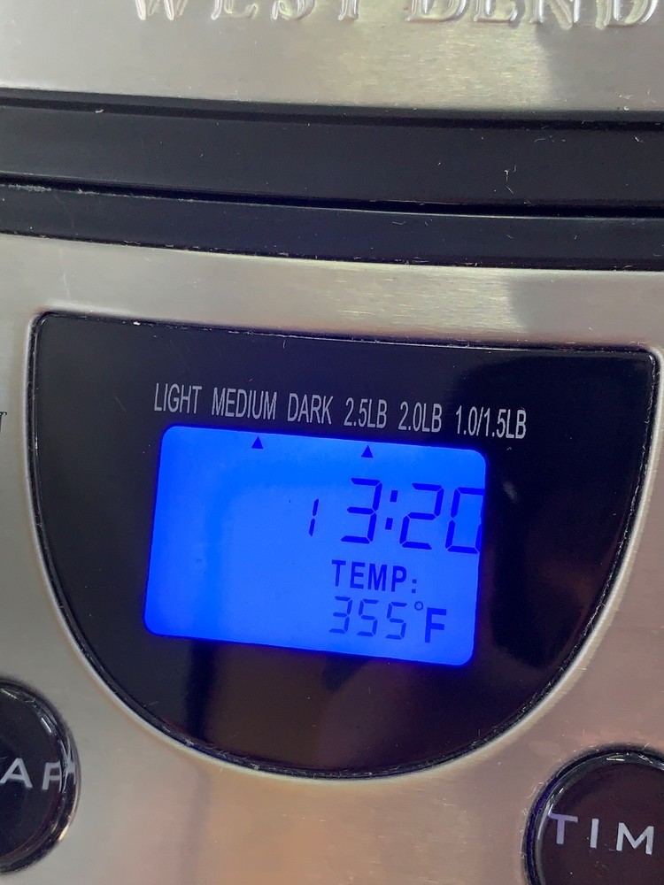 West Bend 41300 Dual Blade 2.5 lbs. Bread Maker & Dough Machine