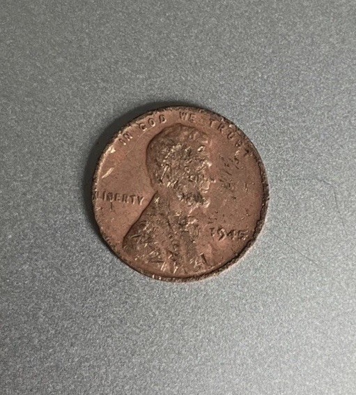 No Mint Mark 1945 Penny Rare