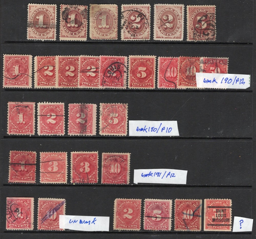 Selection (29) Early (1879 - 1916) Postage Due      /        Lot 0426015