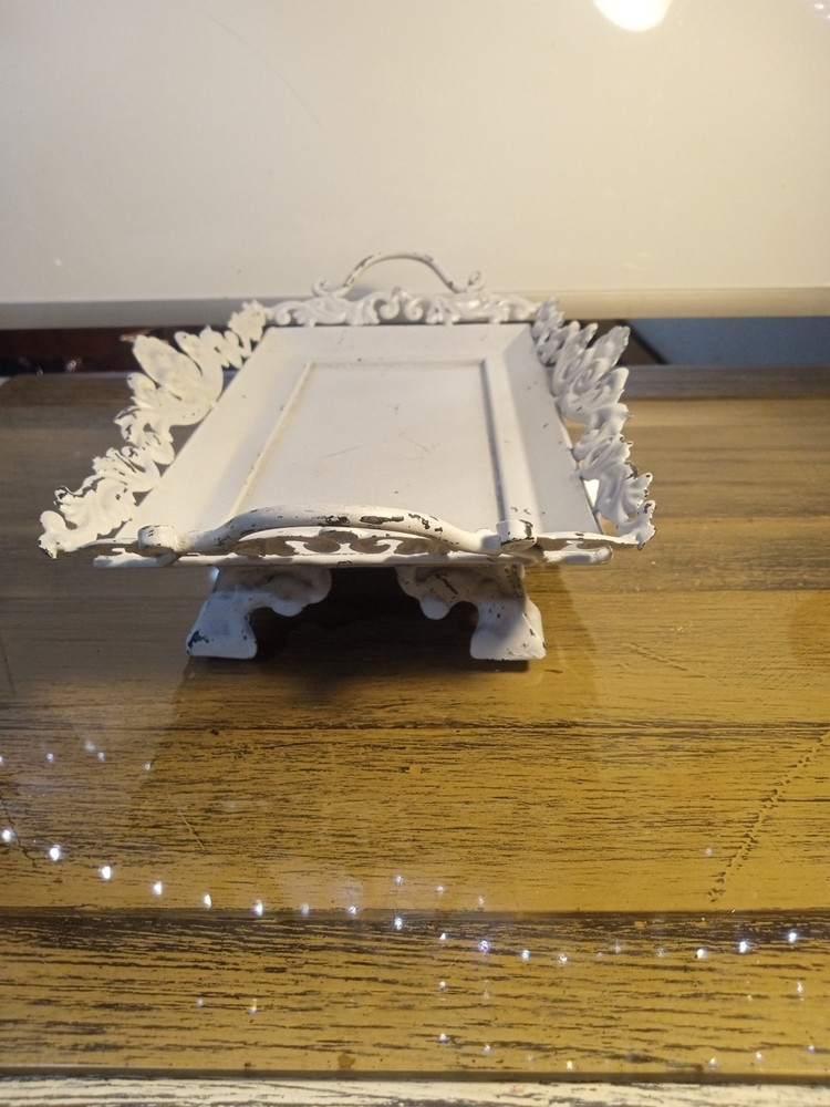 Antique Shabby Chic, Farmhouse Or Rustic Style Tray