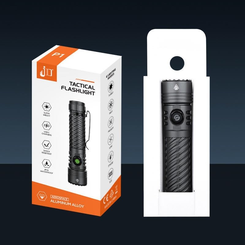 Powerful Flashlight High Lumens 2000, LED Flashlight Rechargeable Use 21700 B...