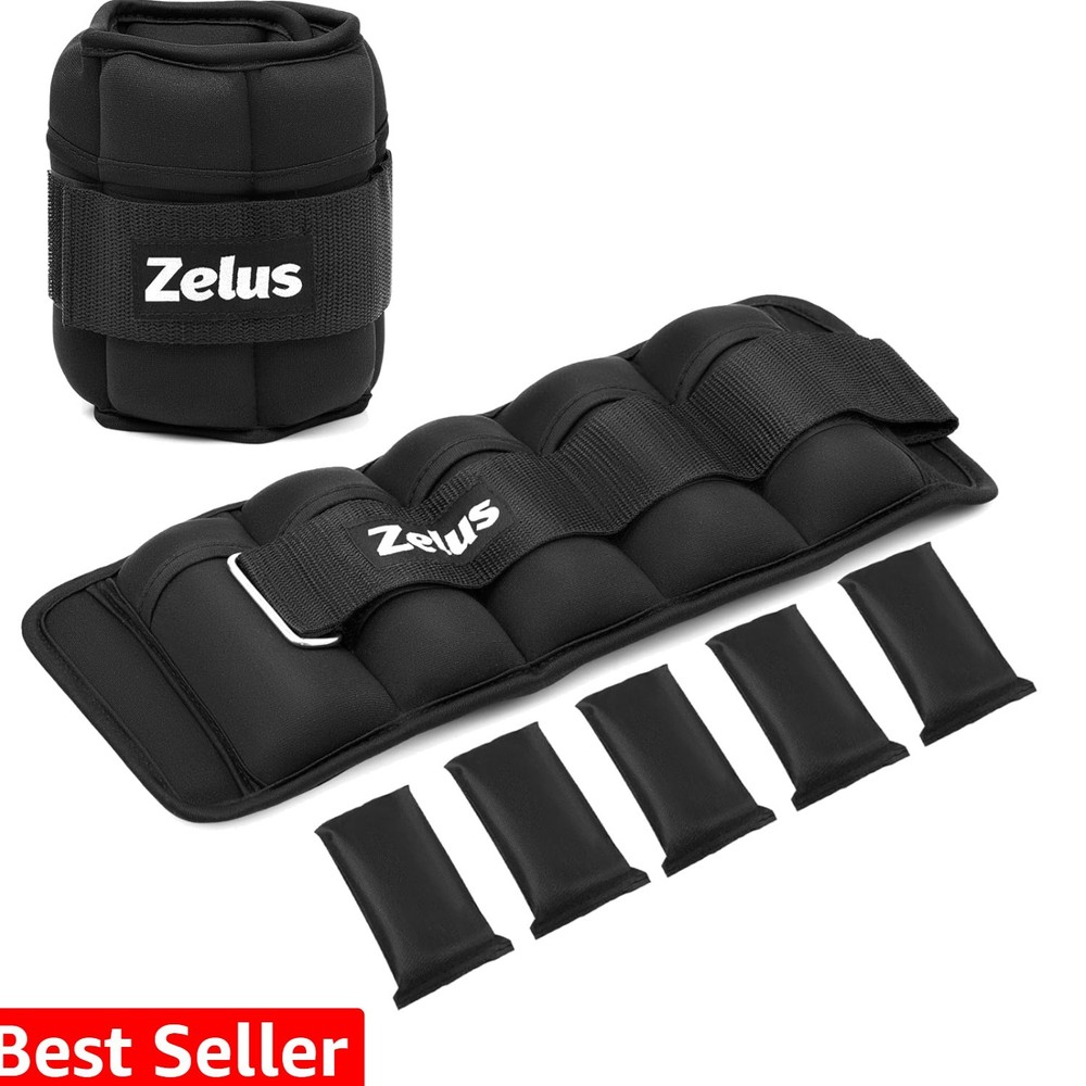 1 Pair Adjustable Ankle Weights, 2 4 6 8 10 lb Modularized Leg Weight Straps ...