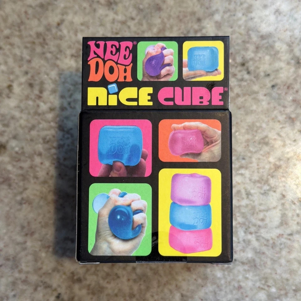 Nee Doh Nice Cube - Super Solid Squish! (Purple) USA 2026 CE