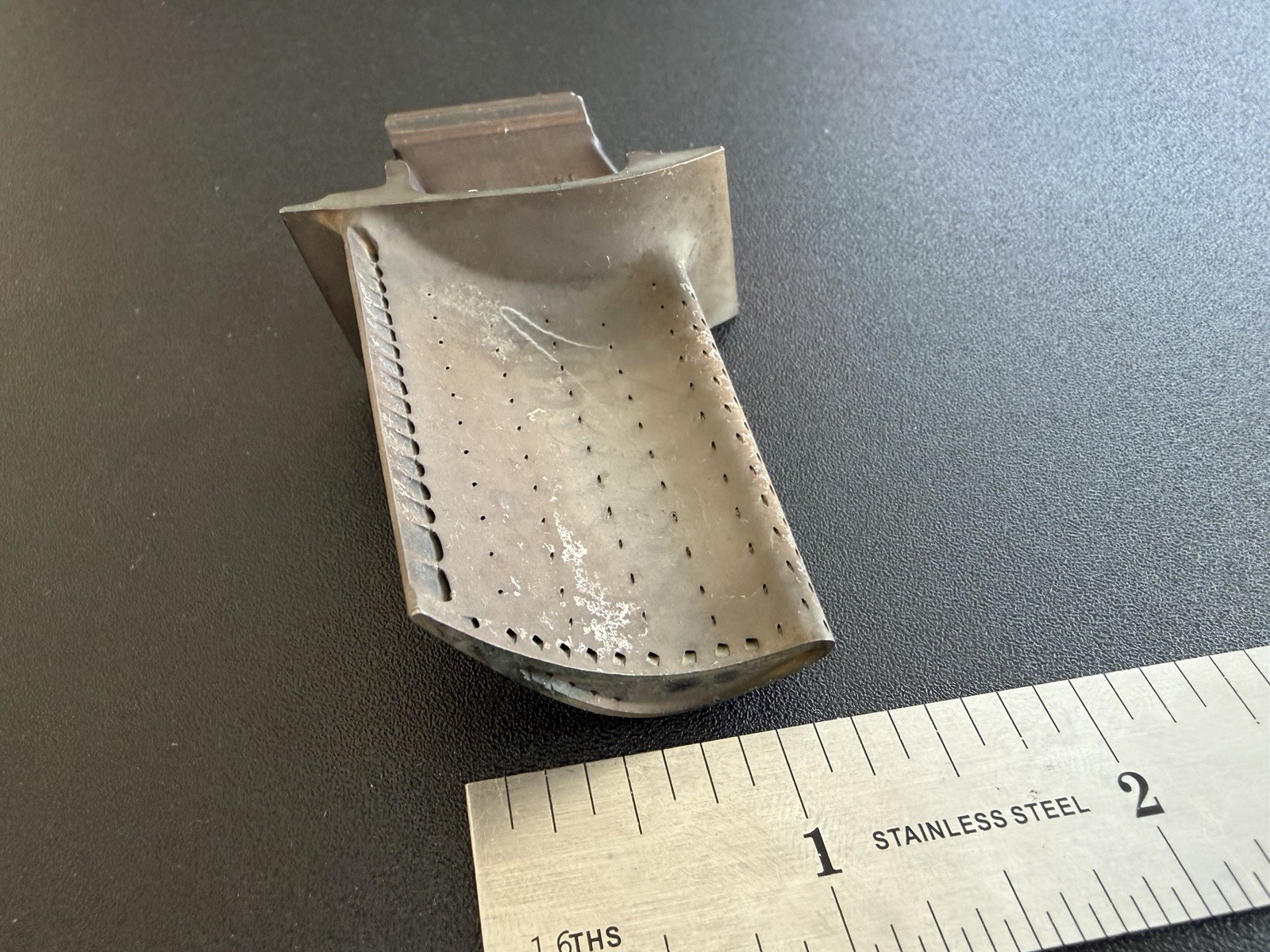 F-16 Viper Nickel Single Crystal Jet Turbine Engine Blade. USAF Hot Section