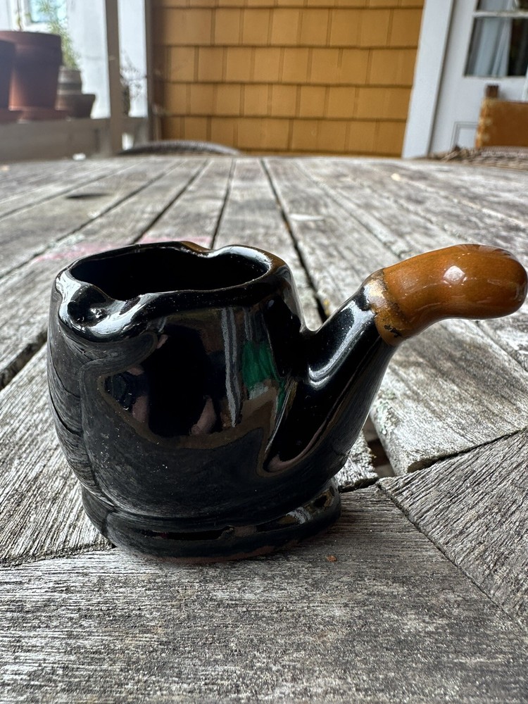 Vintage Ceramic Pipe Shaped Ashtray - Japan