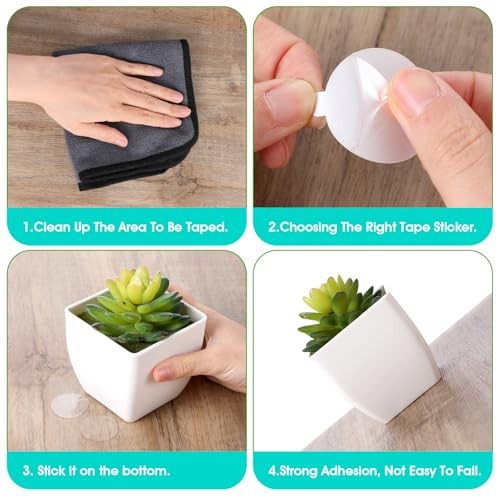 60 Pcs Table Cloth Holder Clips, Table Cloth Clips Clear, Double Sided