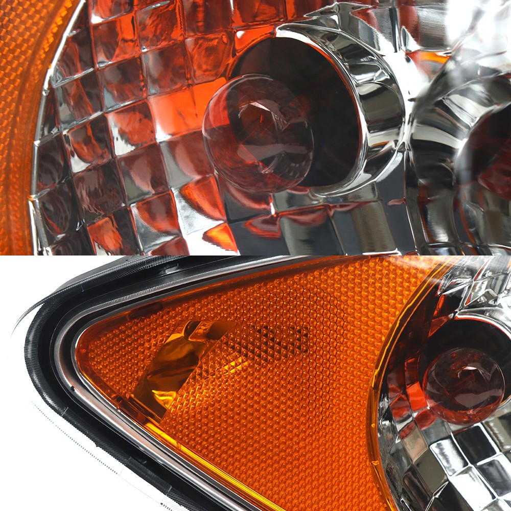 Chrome Headlights Assembly Fits 2008-2016 ProStar Left Driver Side