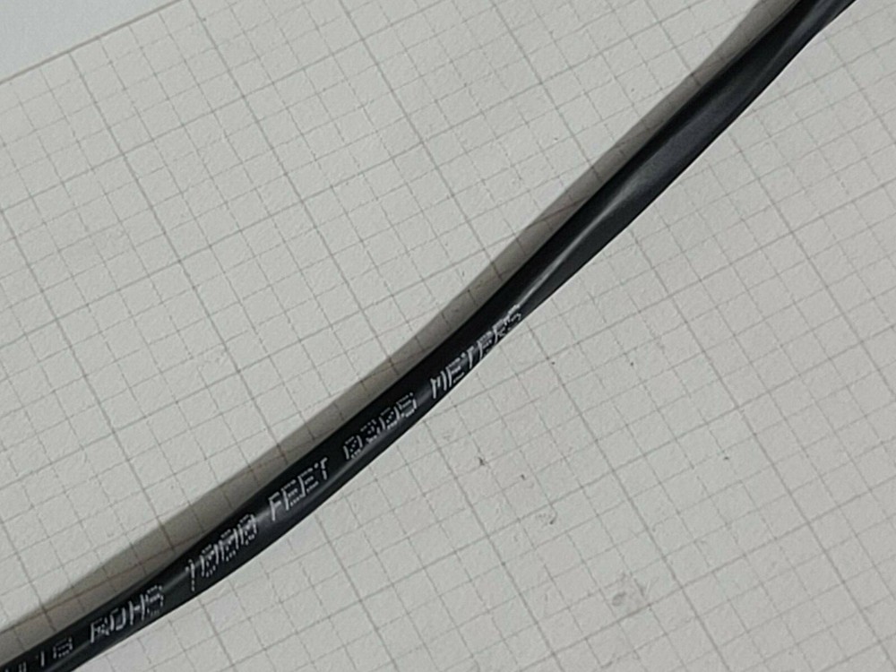 Belden Wire 6300FE 18/2C Shielded Media Control/Audio Cable Plenum Black /100ft