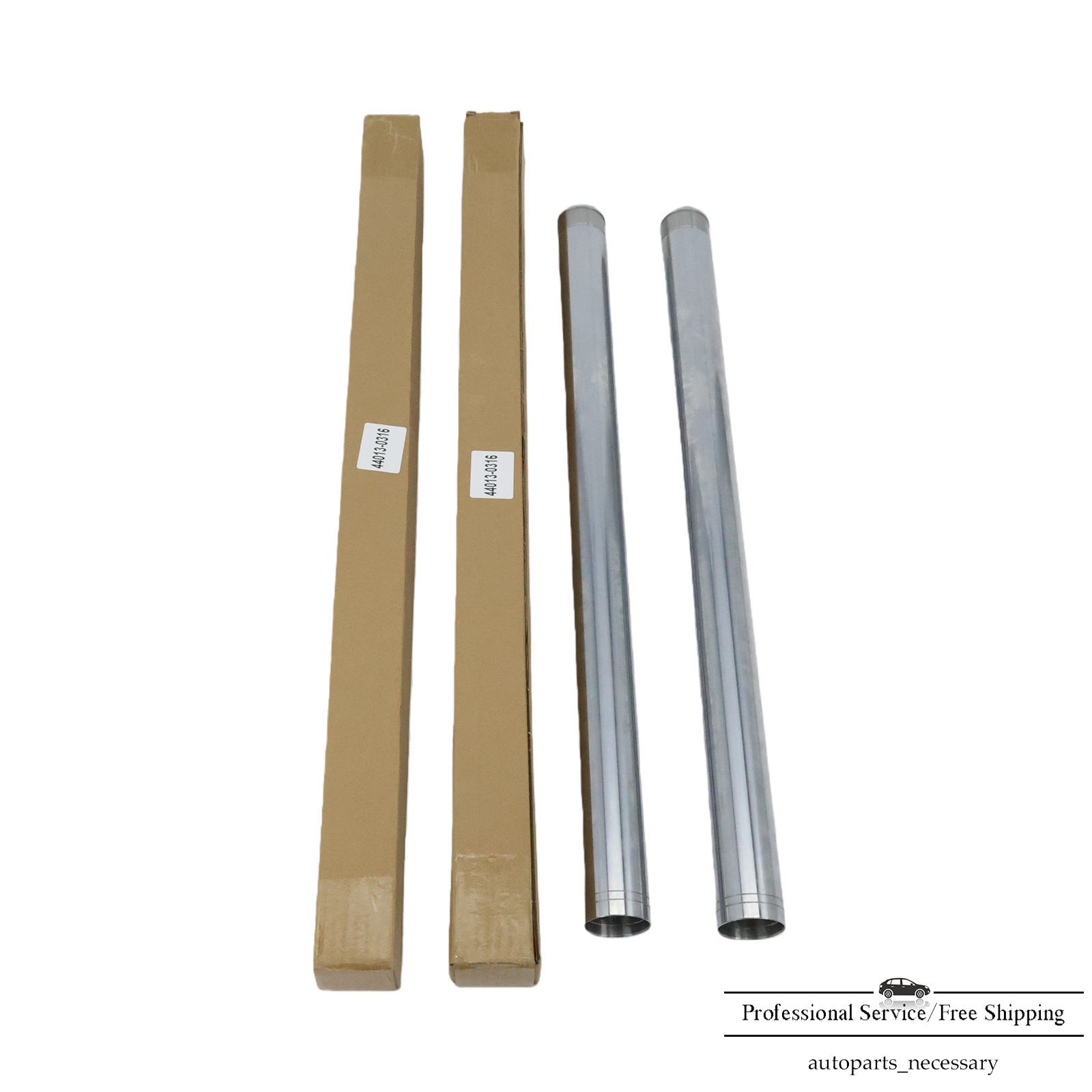 2x Front Shock Inner Fork Tubes For Kawasaki EX650 Ninja 650 2017-2023 41x585mm