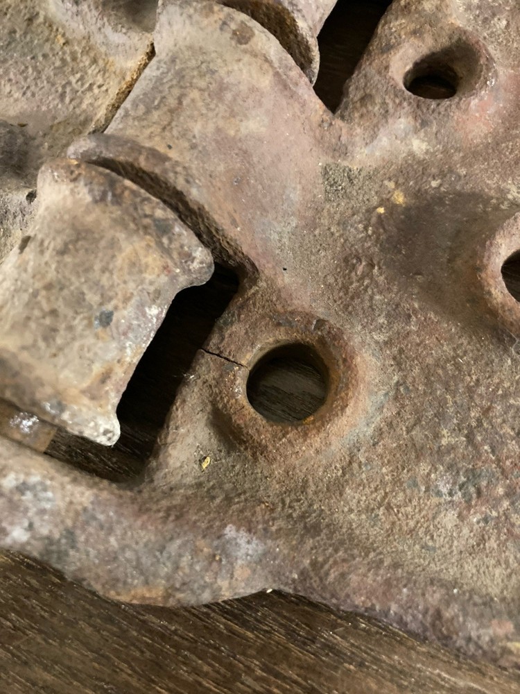 Large Cast Iron Hinge Off Railroad Refrigerator Car