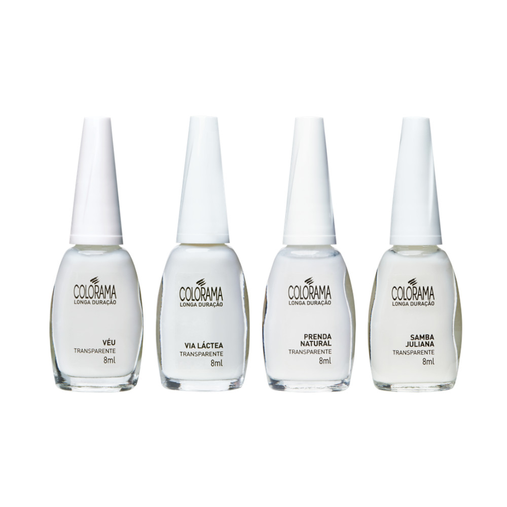 COLORAMA Regular Nail Polish Clear White 8 ml