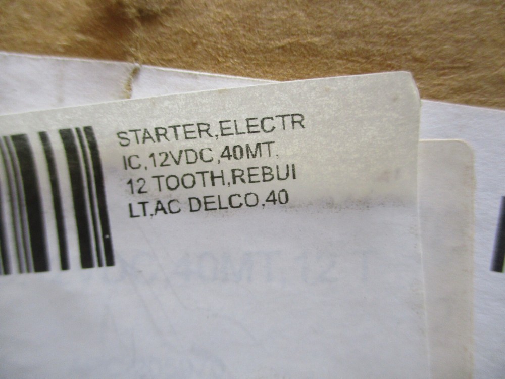 Starter Delco 40MT 12V 12T CW DD