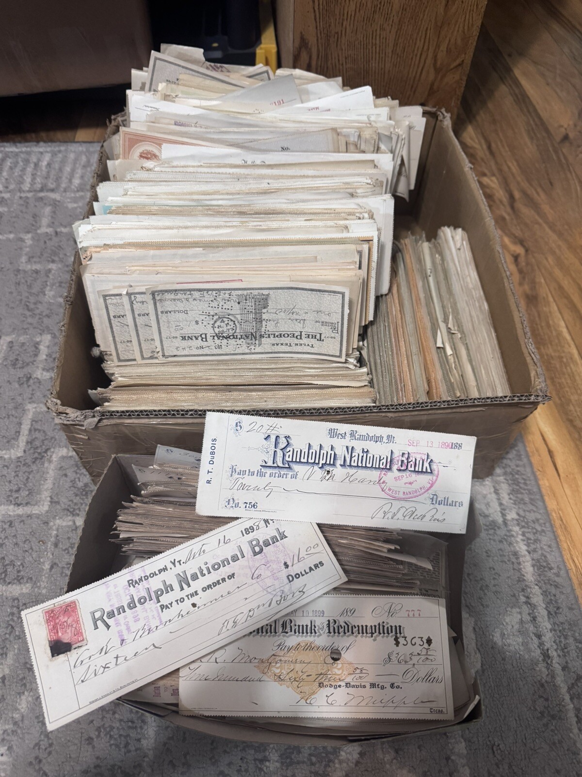 Lot Of 10 x Checks 1800’-1900’s+