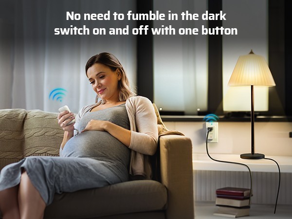 DEWENWILS Indoor Remote Control Outlet,Expandable Remote Light Switch Kit, 4pack