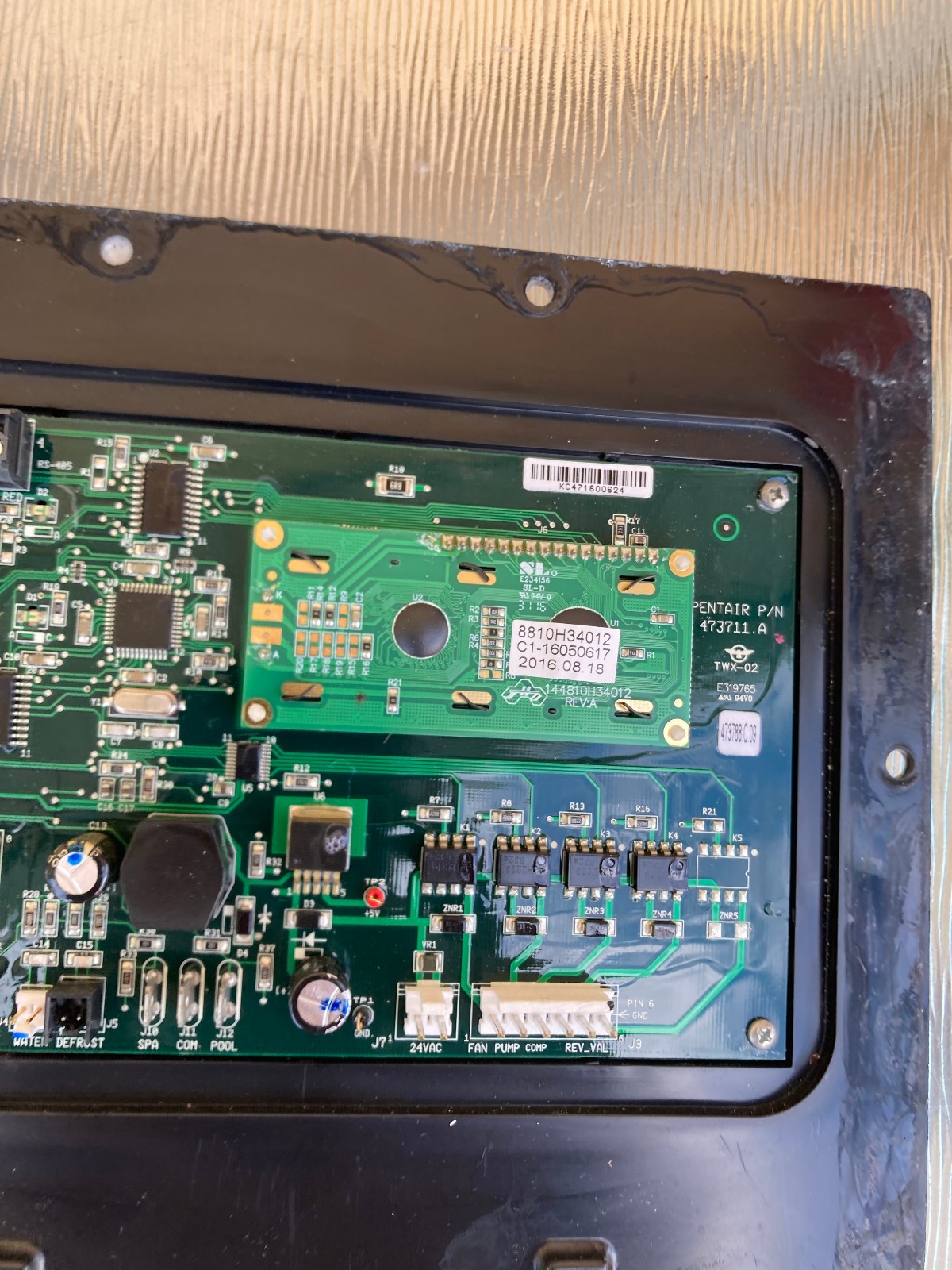 473711 Auto Heat Control Board Ass,.for Pentair Pool or Spa Heat Pump Untested