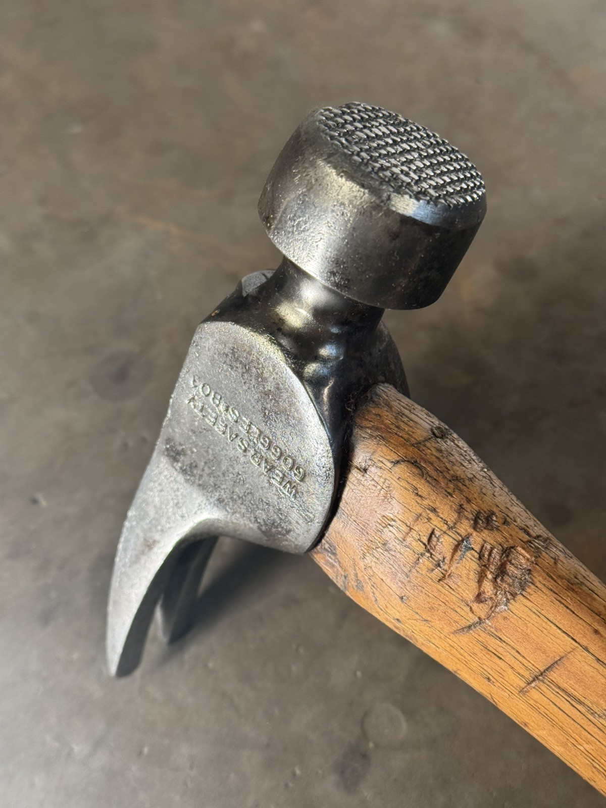 Beautiful Dalluge 21 Straight Claw Hammer Original Handle California Framer