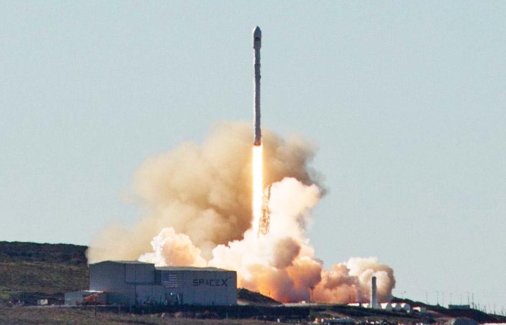 AUTHENTIC Iridium NEXT Launch-6 - SPACEX FALCON 9 USAF VAFB COMM SATELLITE PATCH