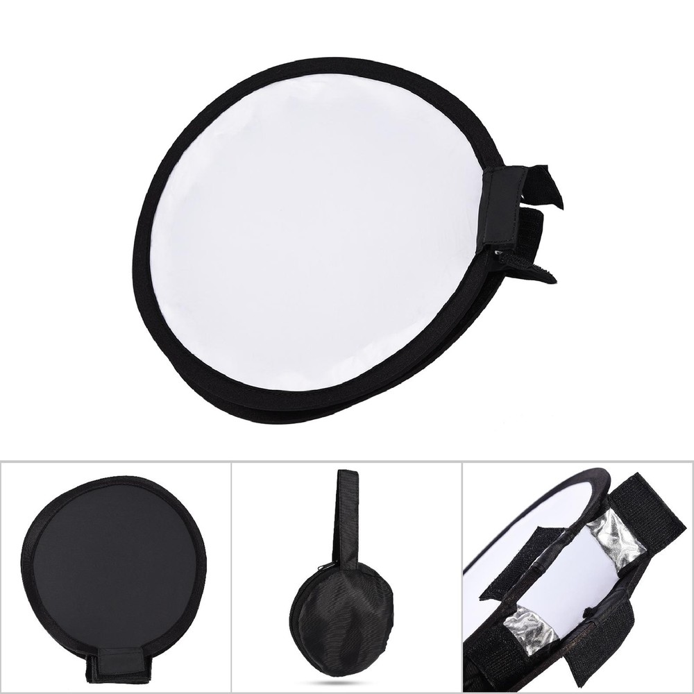 30cm Mini Portable Round Beauty Dish Speedlite Flash Diffuser Softbox Fit