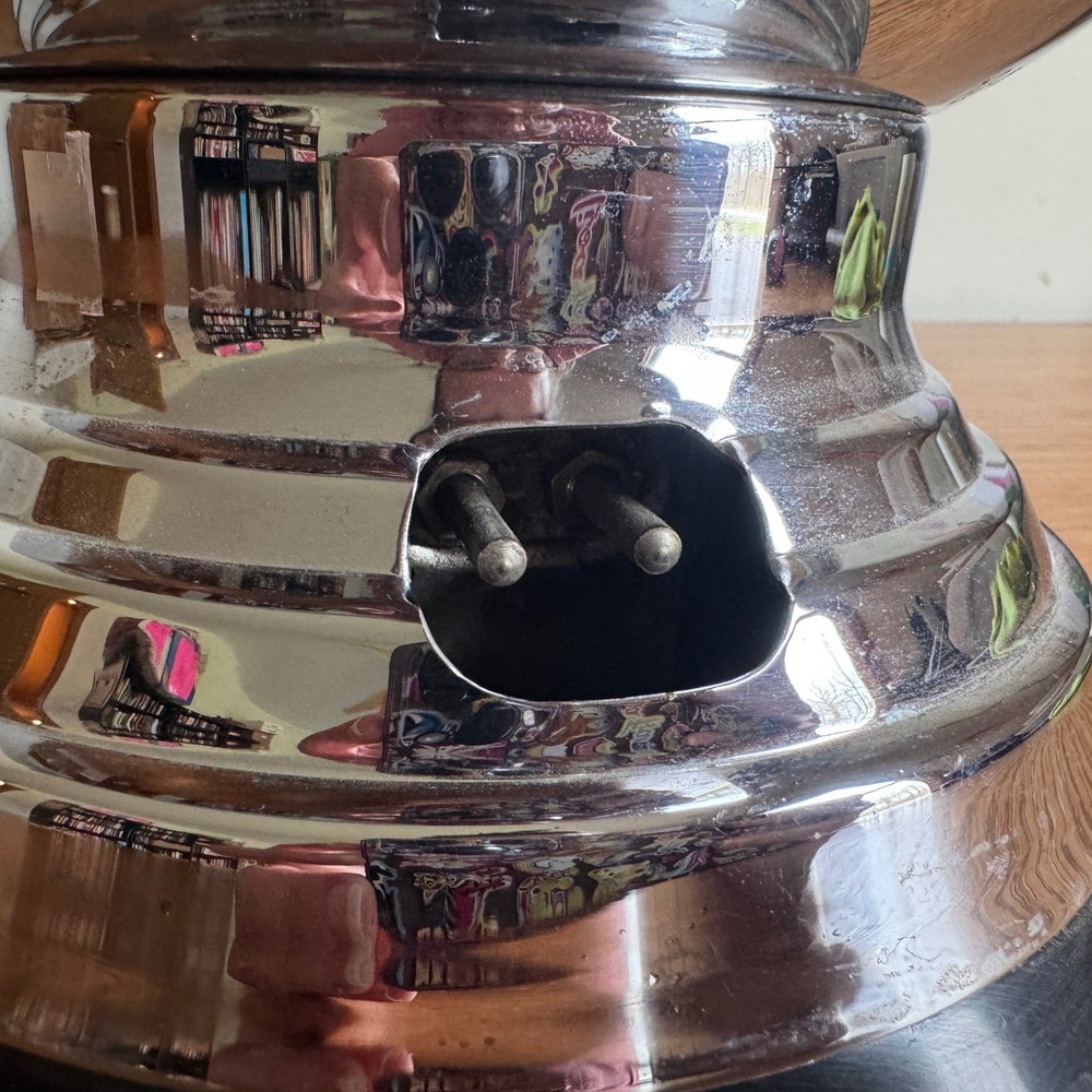 Art Deco Chrome & Bakelite Coffee Percolator By Manning Bowman
