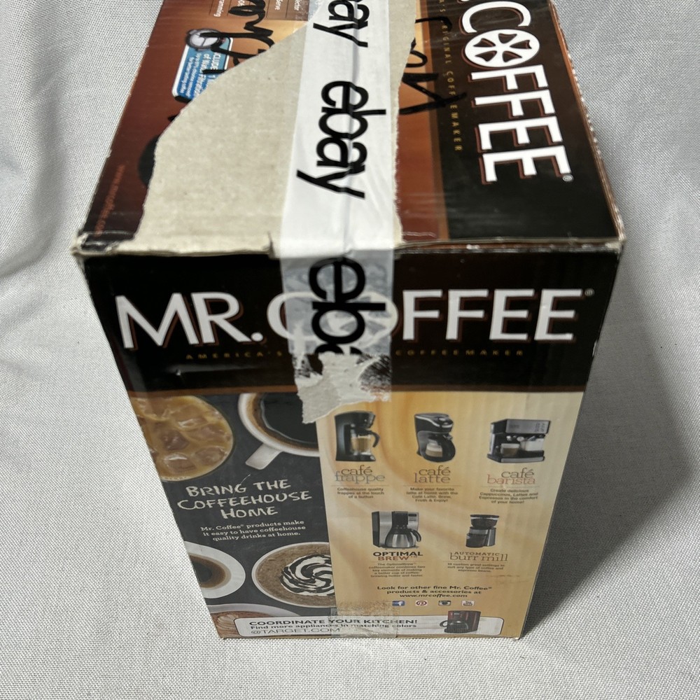 Mr Coffee 12 Cup Programmable Coffee Maker Red Metallic BVMC-TJX36