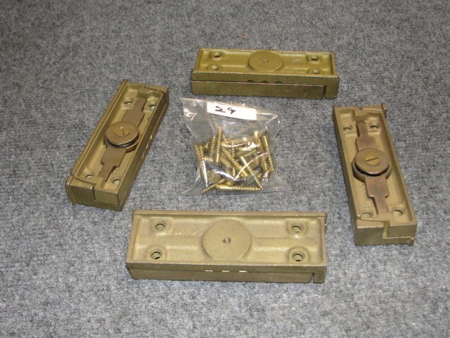 CORBIN Four Sets 1-1/4" Cast Iron Sash Or Transom Centers 3320