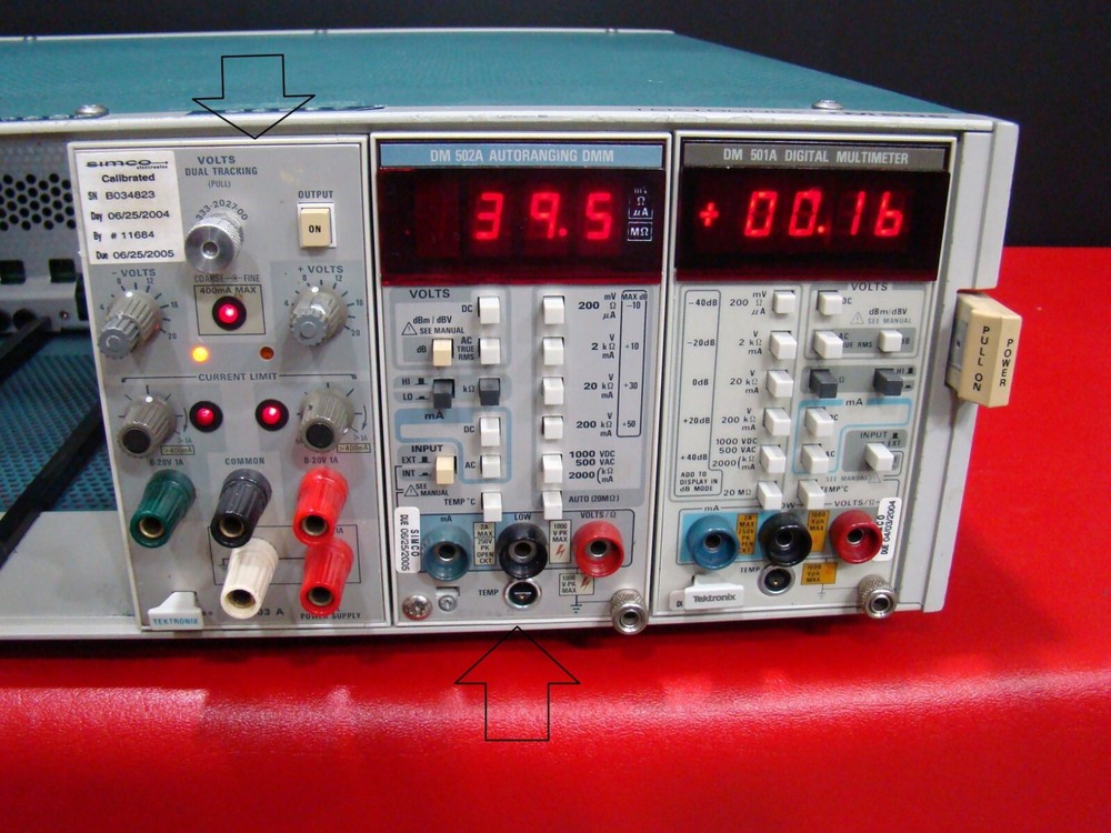 Tektronix PS 503A Dual Tracking Power Supply Tested PLEASE READ DESCRIPTION