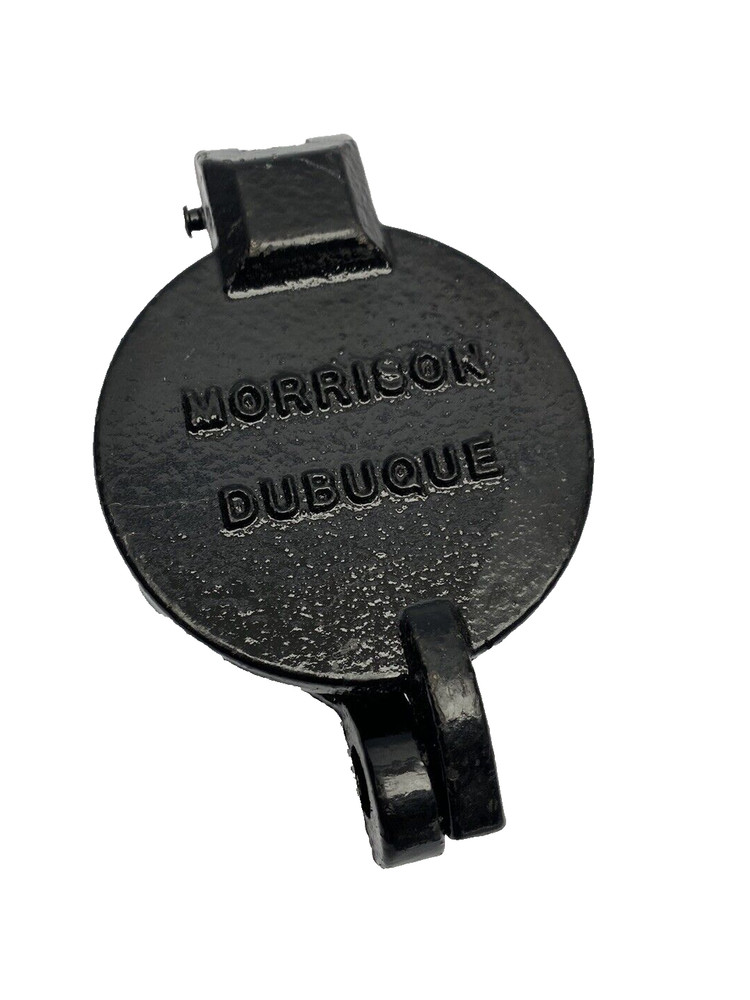 Morrison Dubuque  2" Cast Iron Hinged Fill Cap, MNPT, Lockable