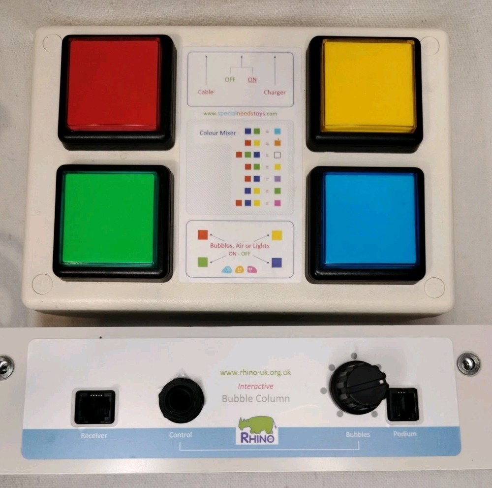 TFH Rhino Interactive Sensory Bubble Column Color Controller W/Cables