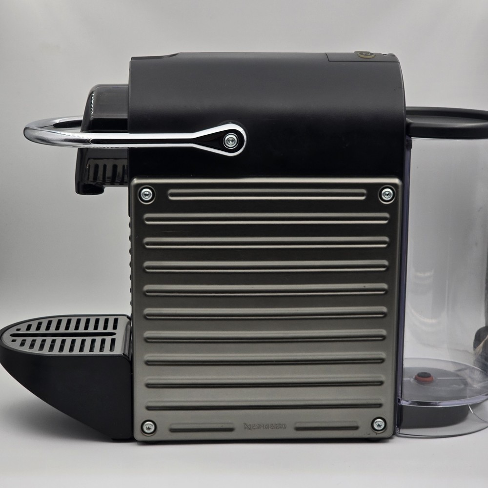 Nespresso Pixie Type C60 Espresso Coffee Capsule Pod Machine Maker Gunmetal Gray
