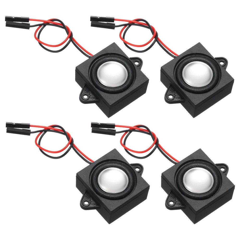 4Pcs 3 Watt 4 Ohm Single Mini Speaker  Portable Separating Interface