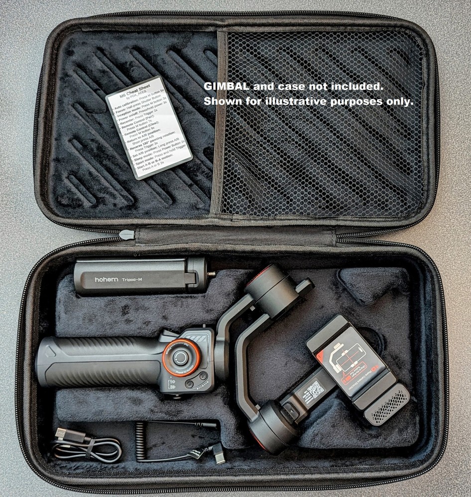 NEW Cheat Sheet instruction function card for Hohem iSteady M6 Gimbal Stabilizer