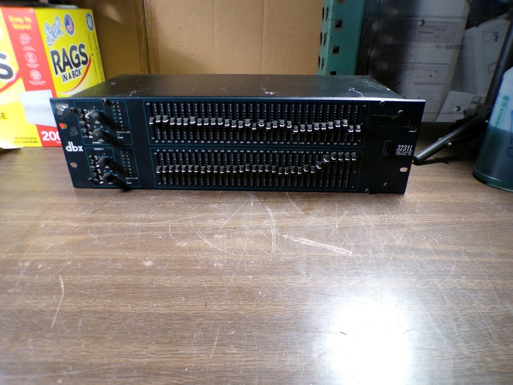 DBX 3231L Dual 1/3 Octave Graphic Equalizer