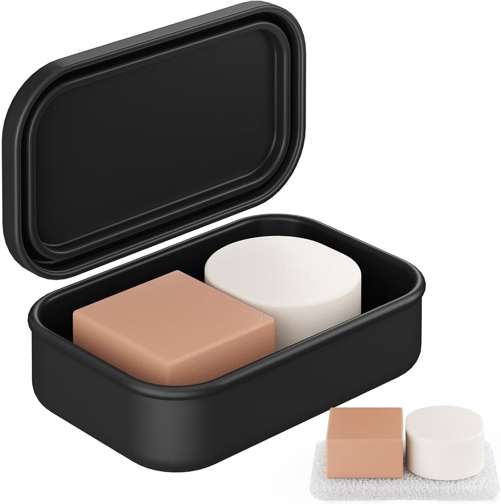 Solid Shpoo Bar Holder, Lar Leakproof Travel Soap Case,