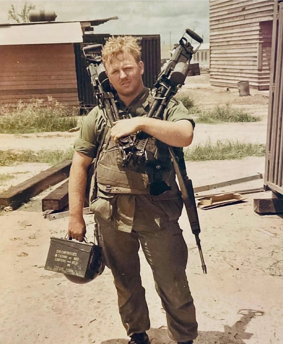 Vietnam Era U.S. Ammunition Box 7.62mm Ball / Tracer Stencil, Stencil 184