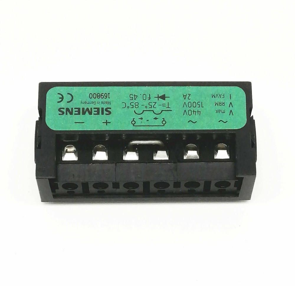 Siemens Motor Brake Rectifier Rectifier Module SIEMENS 169800 1500V 2A