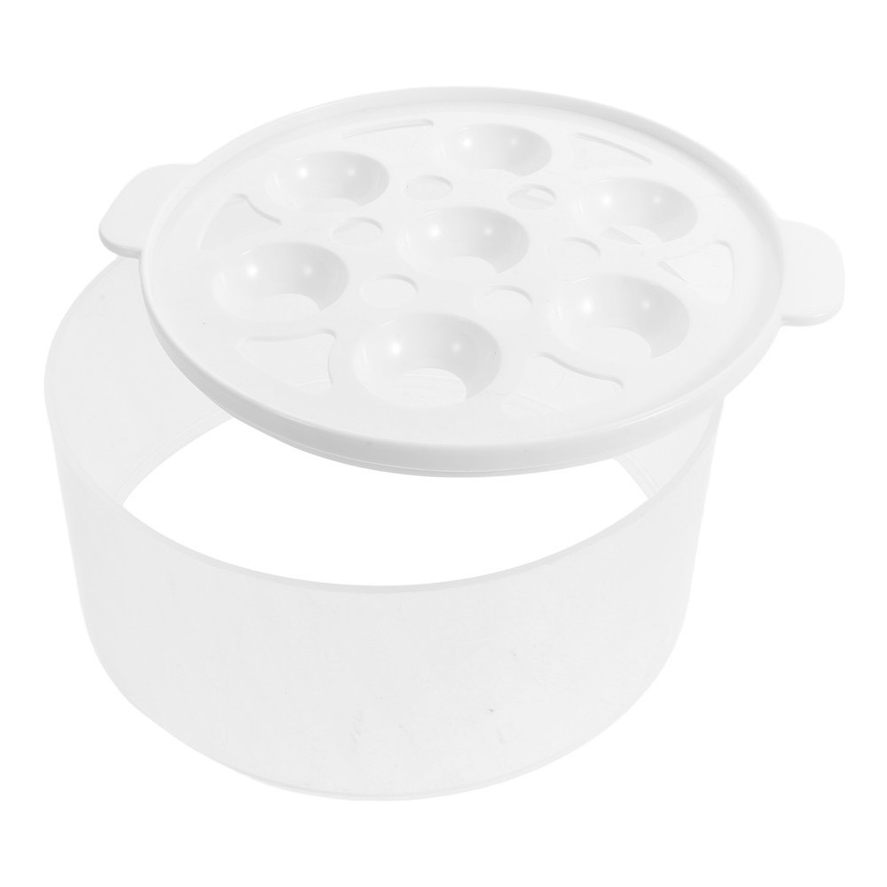 2 Pcs Egg Cooker Accessories Rack Holder Steamer Stackable Ring Replacement