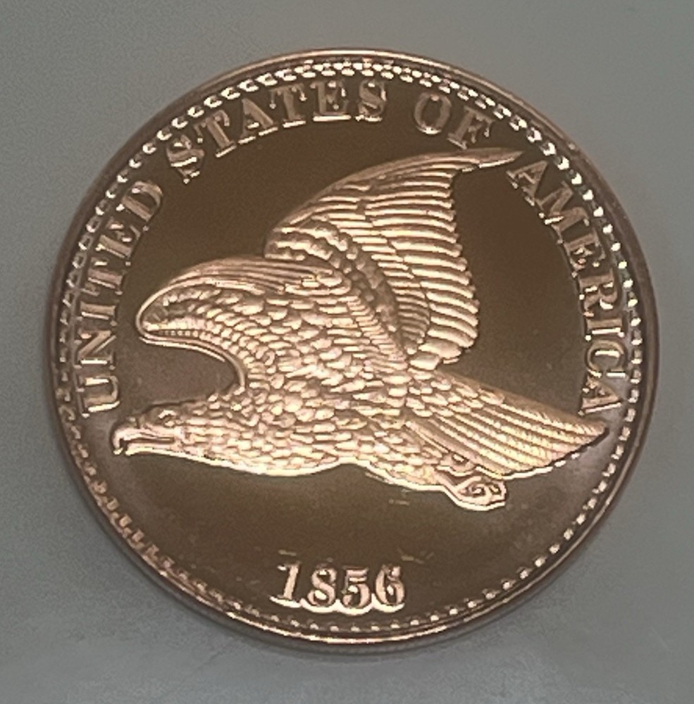 1856 Flying Eagle Cent  1 oz Pure .999 Copper Round
