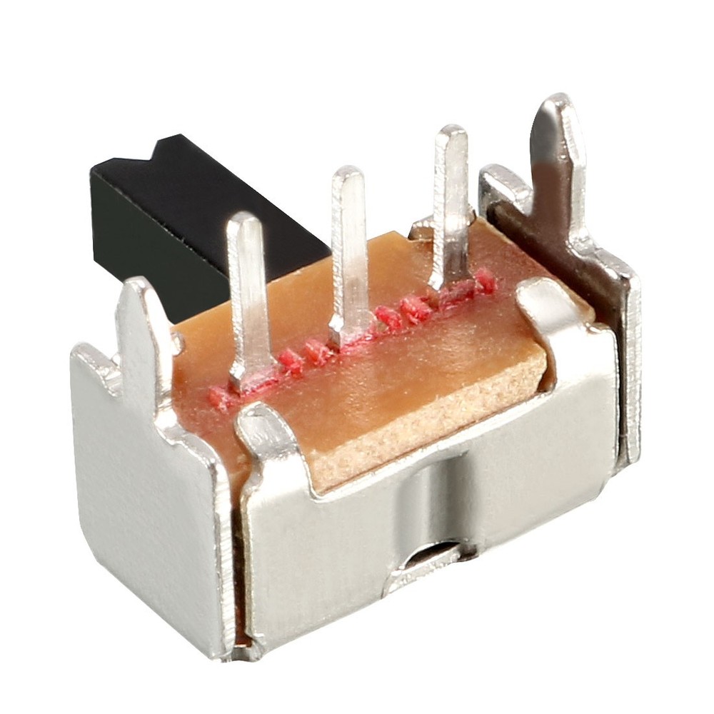 20Pcs 6mm Horizontal Slide Switch SPDT 1P2T 3 Terminals PCB Panel Latching