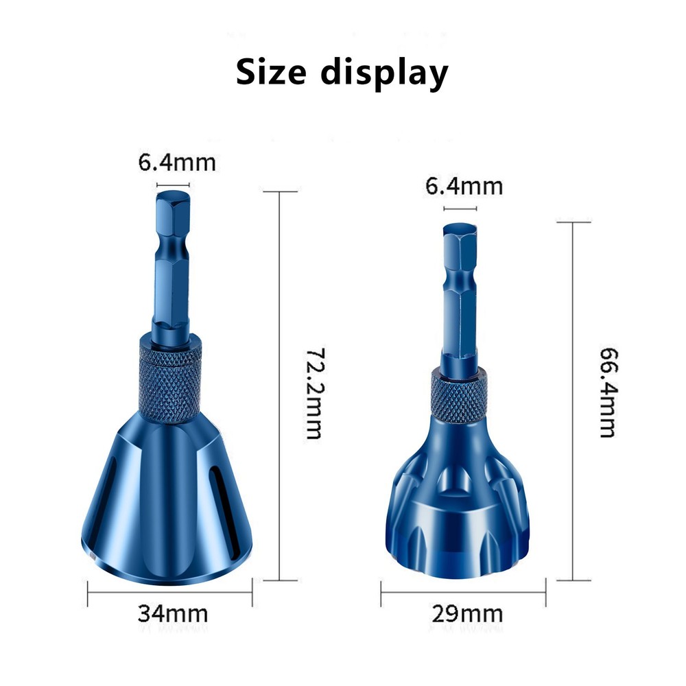 Tungsten Steel Drill Bit Deburring External Chamfer Tools Hex Shank Remove BurfF